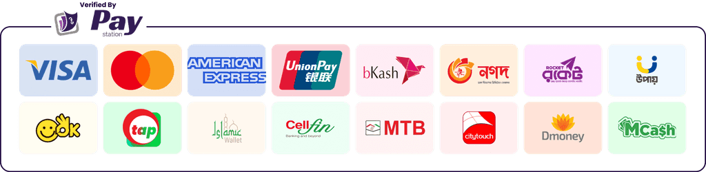 Verified by PayStation - Accepted Payment Methods